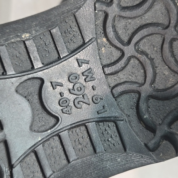 Birkenstock Women Black Clogs Outdoor Shoes Sz W9 M7 - Picture 12 of 12